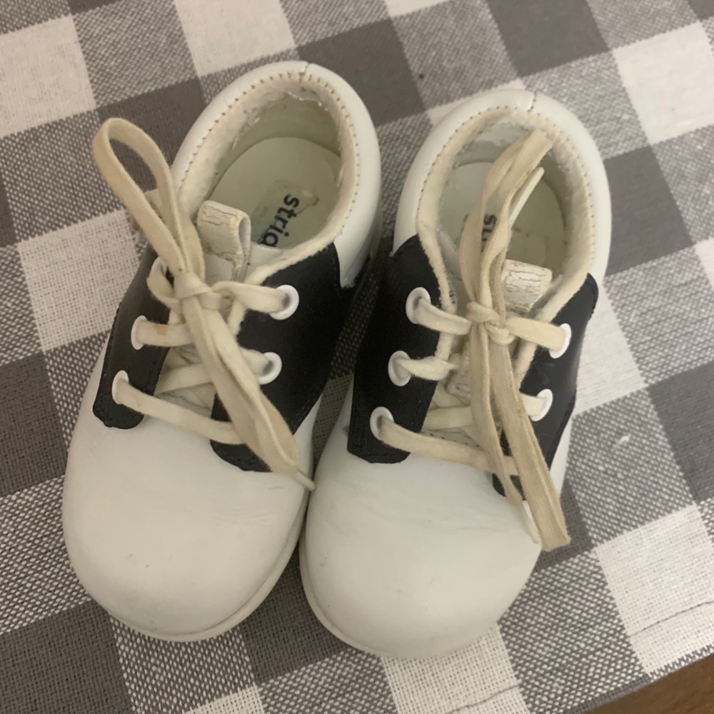 Stride Rite boys learn 2 walk shoes Navy size 5M